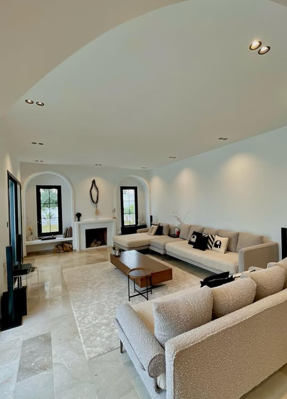 Sunlit living room